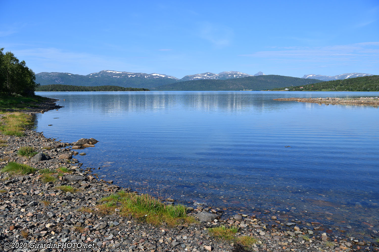 Le fjord Tranøyfjorden depuis la piste Fv231