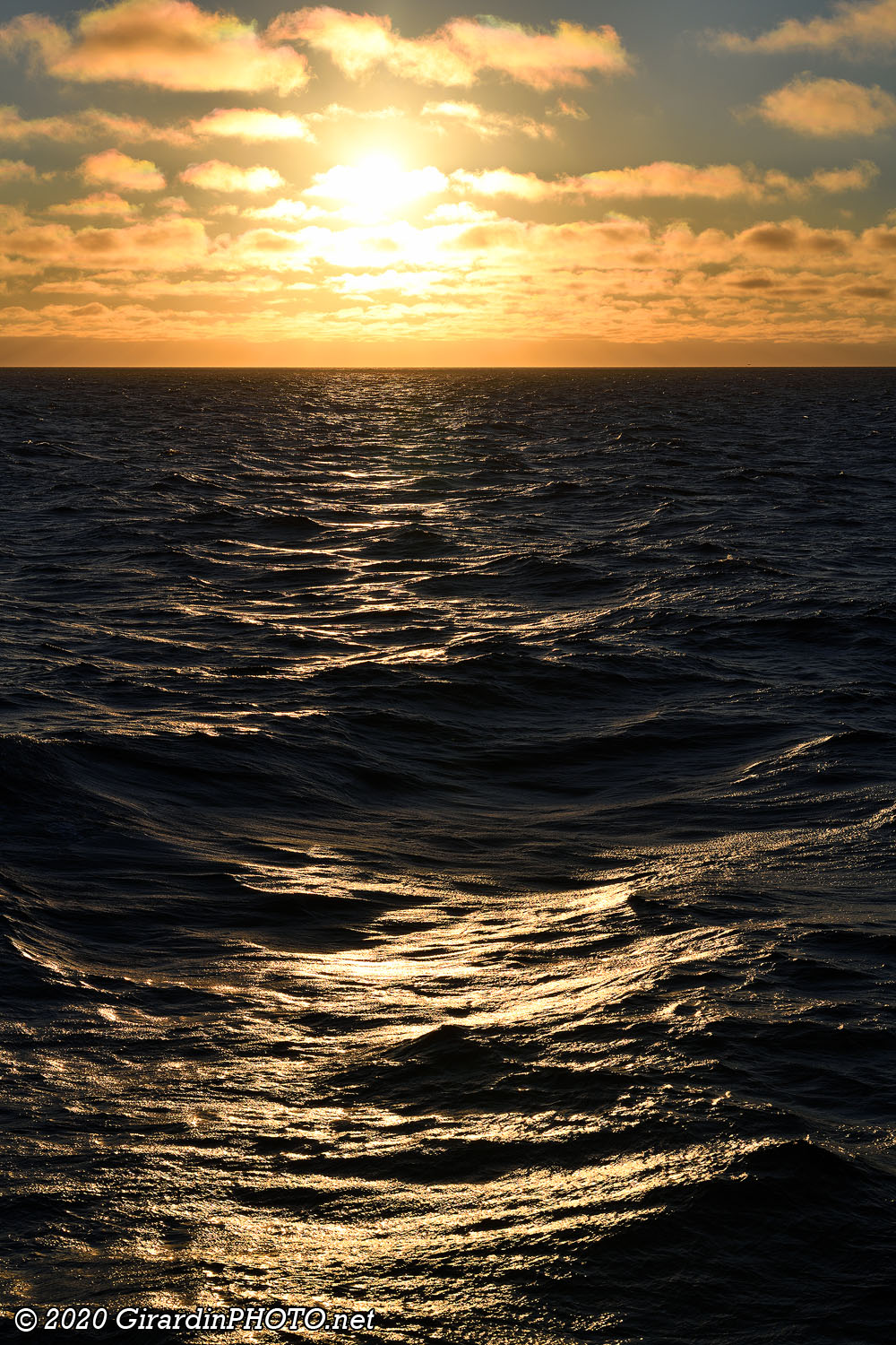 Soleil sur la mer