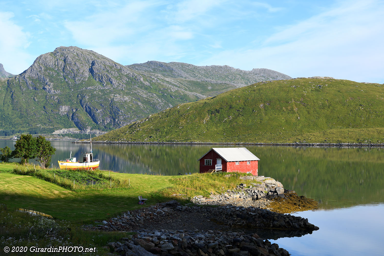 Fjord Torsfjorden depuis la route Fv808