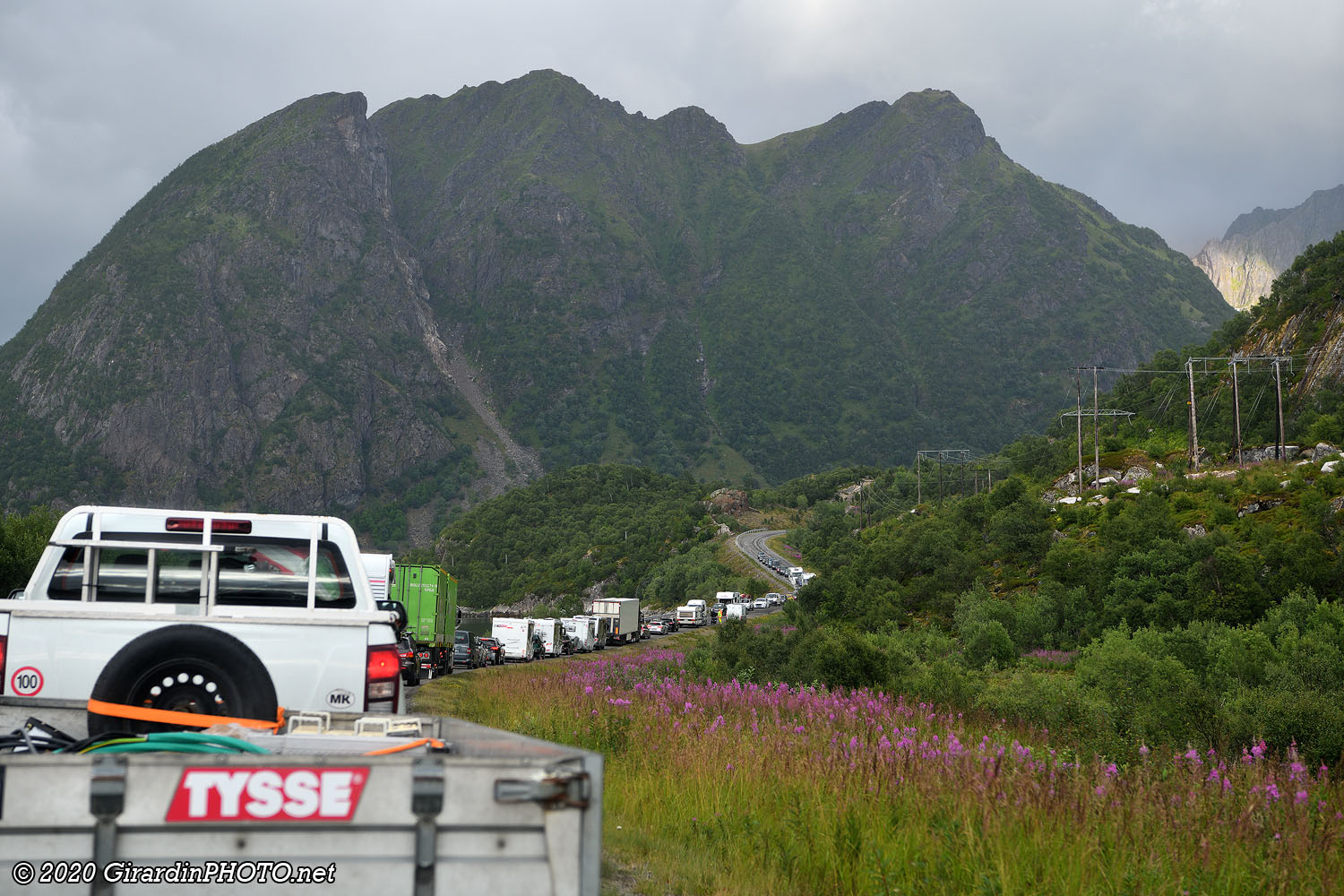 Travaux sur la route E10
