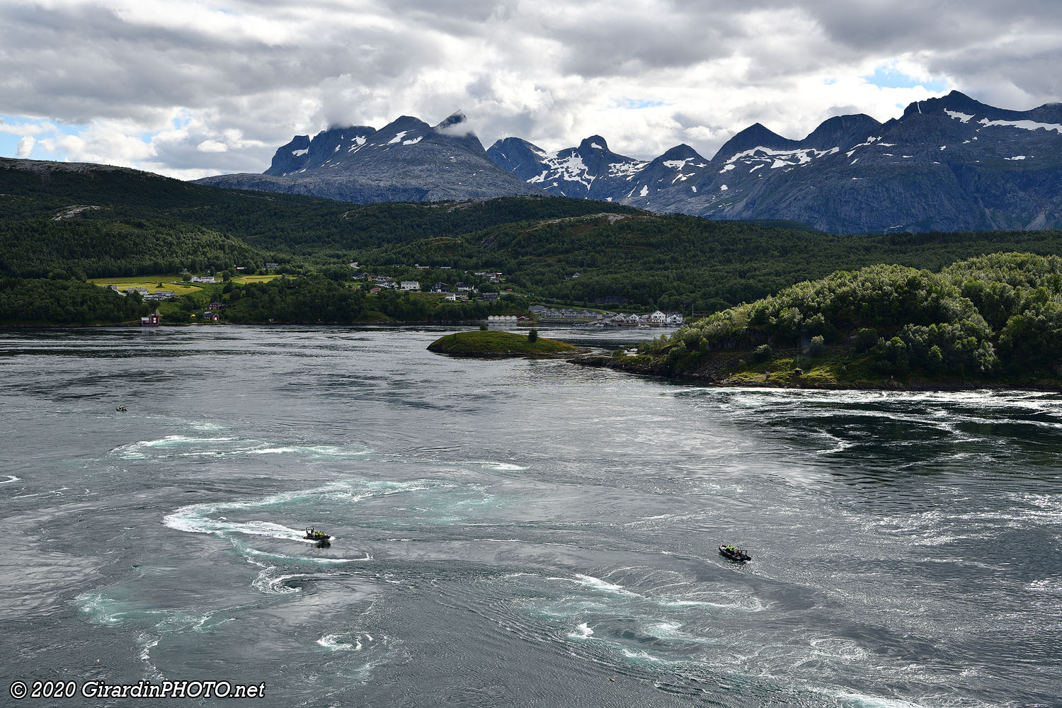 Saltstraumen maelstrøm depuis le pont