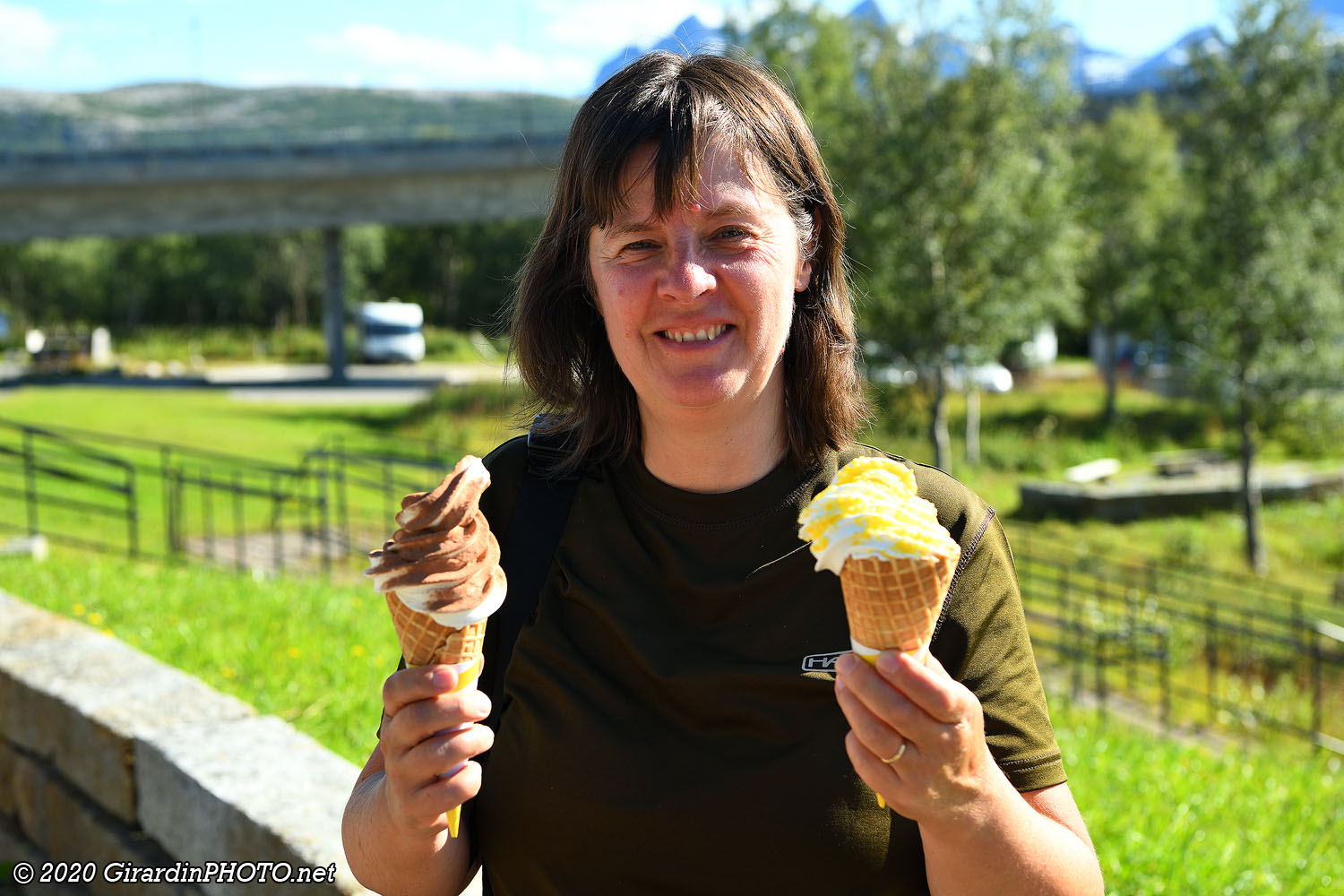 Ice cream au soleil
