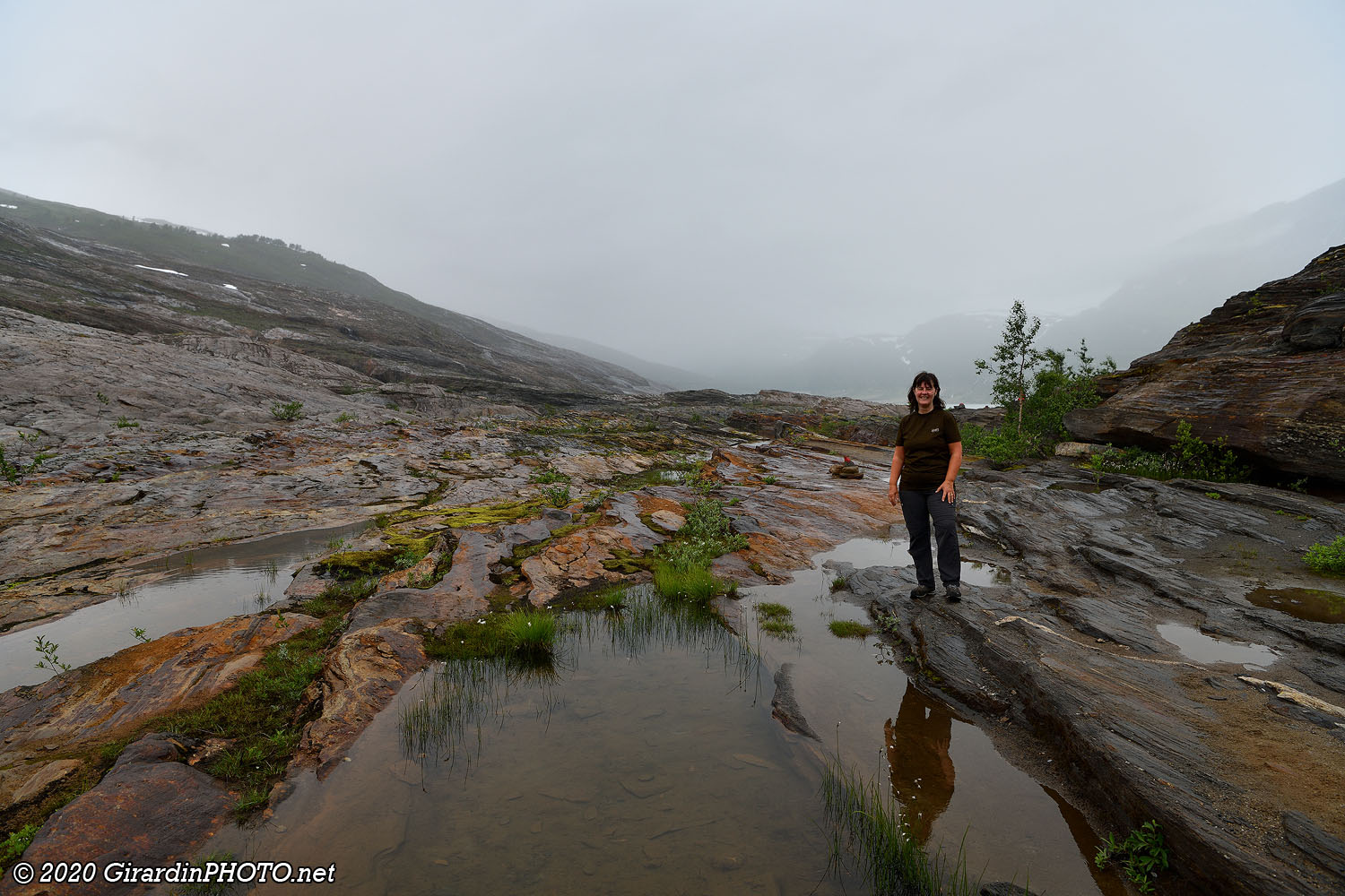 Nous arrivons bientôt au lac Austerdalsvatnet
