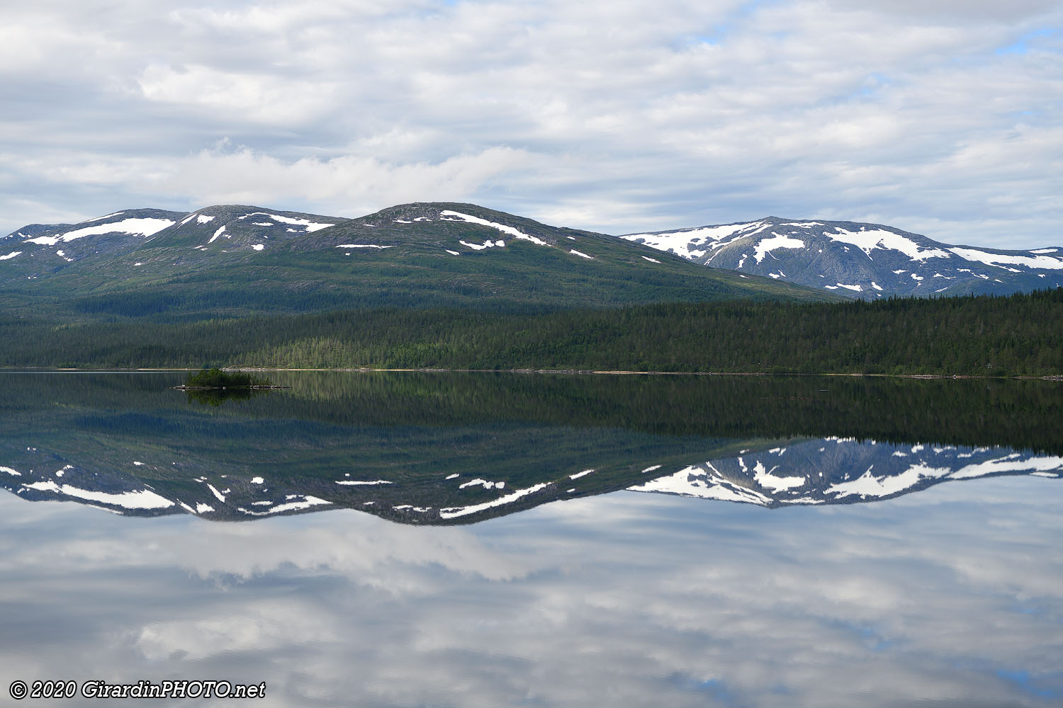 Lac Storsvenningvatnet le long de la E6