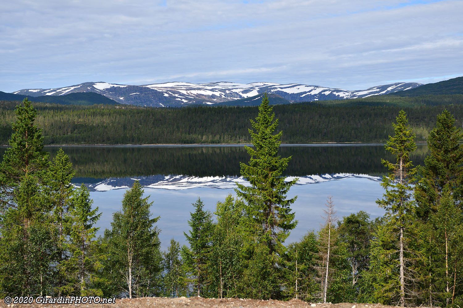 Lac Storsvenningvatnet le long de la E6