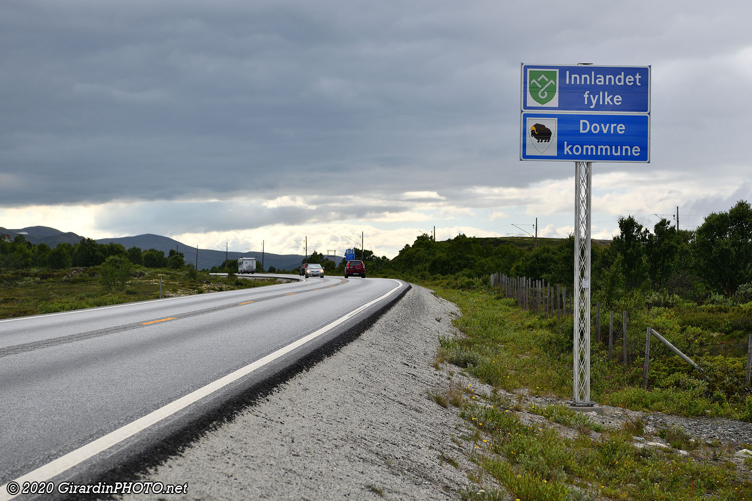 Arrivée dans la Dovre kommune