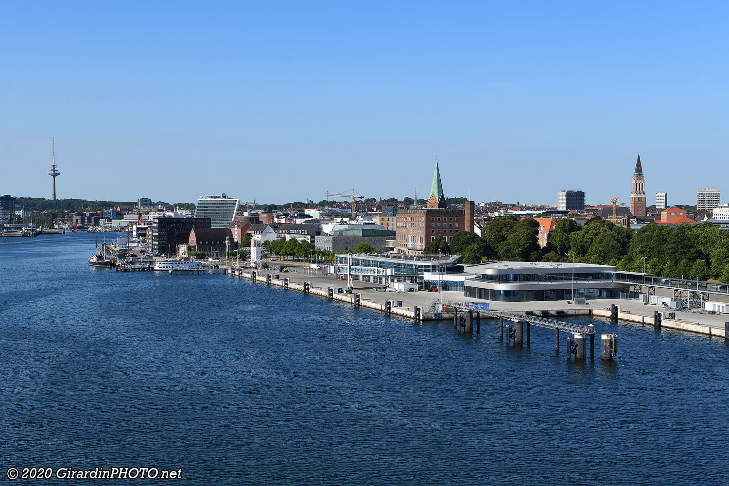 Arrivée au port de Kiel