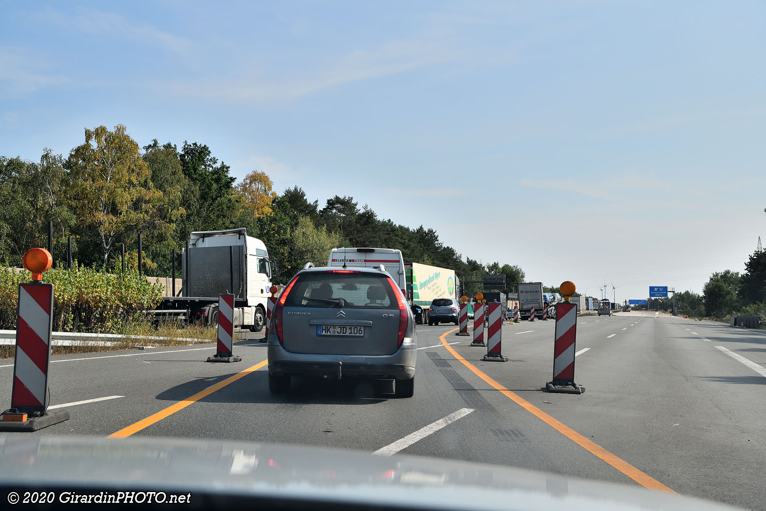 Entrée sur la Bundesautobahn 7