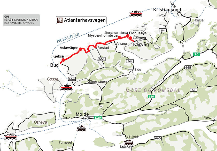 Norwegian Scenic Route Atlanterhavsvegen