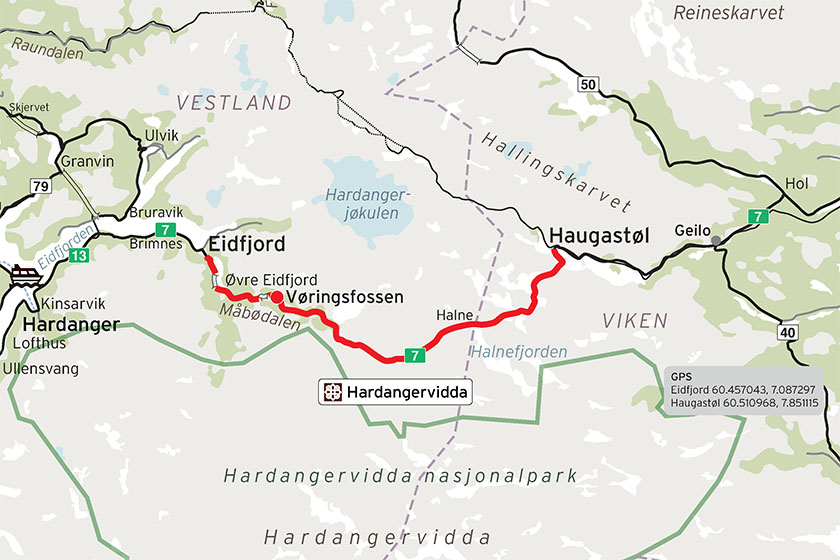 Norwegian Scenic Route Hardangervidda