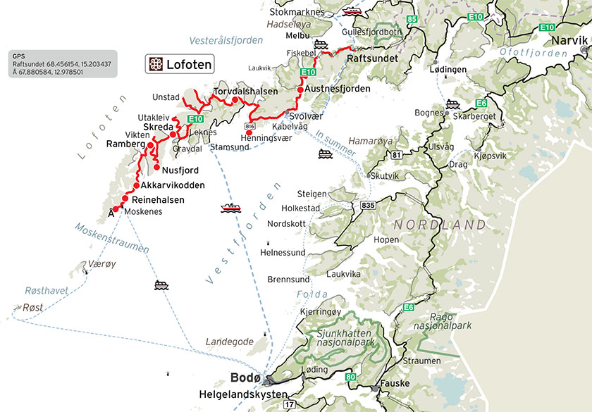Norwegian Scenic Route Lofoten