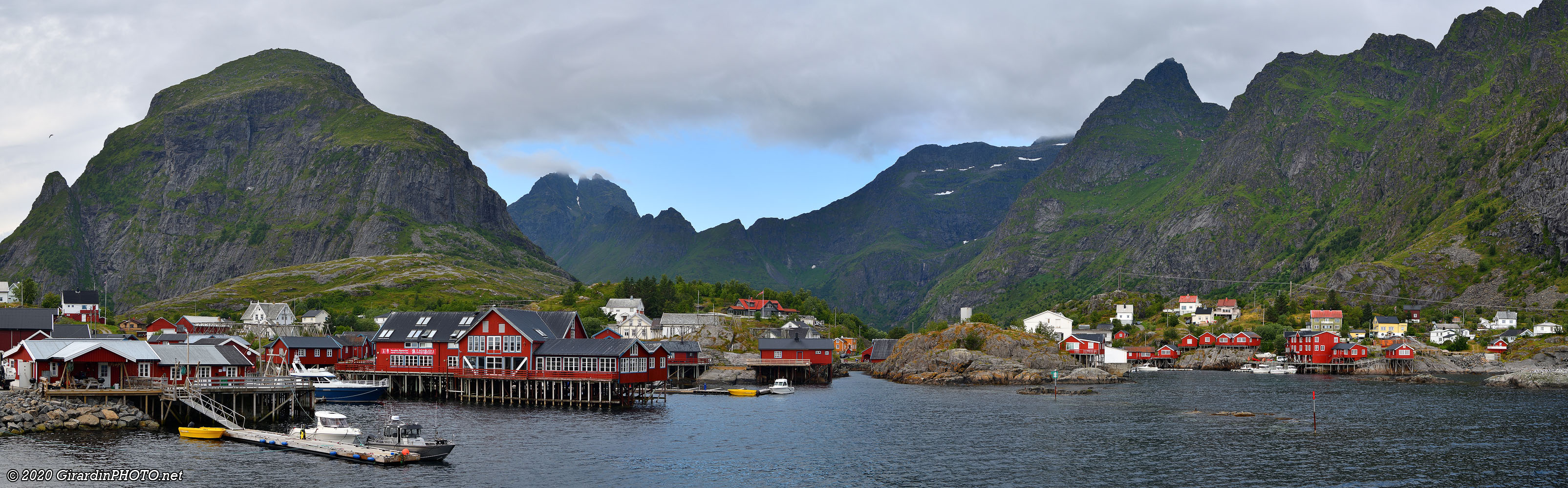Panorama du village de pêcheurs de Å 