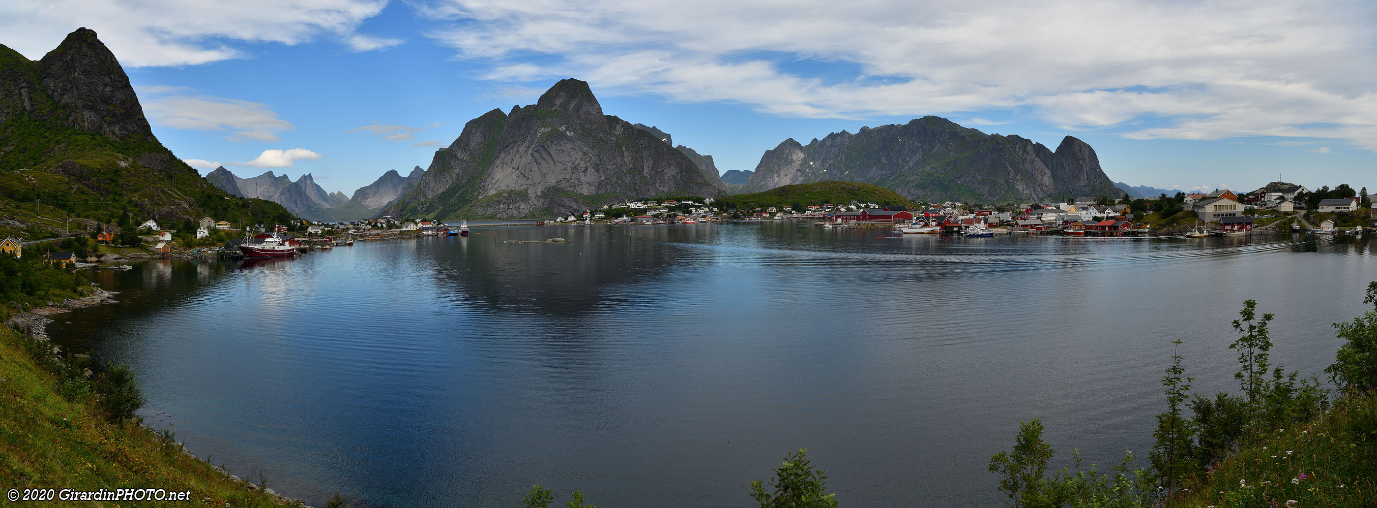 Panorama de la baie Reinevågen
