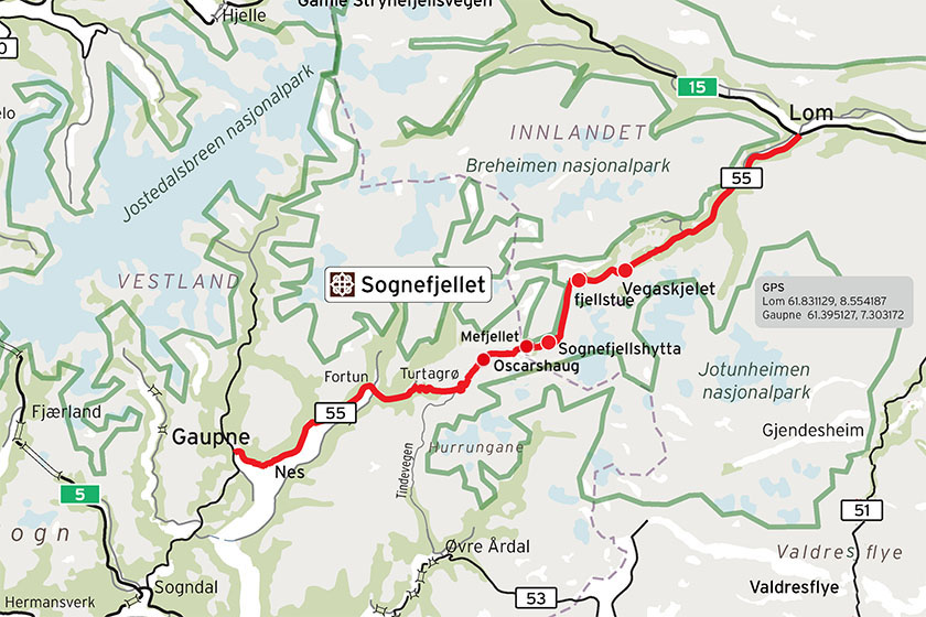 Norwegian Scenic Route Sognefjellet