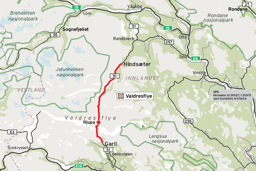 Norwegian Scenic Route Valdresflye
