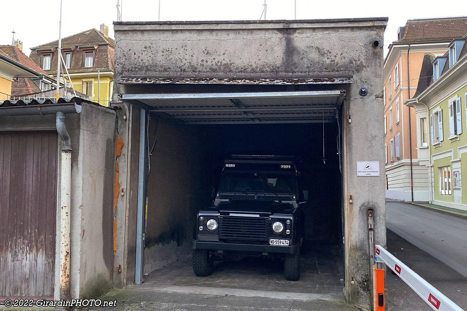 Notre garage individuel pour les travaux durant les 4 premiers mois