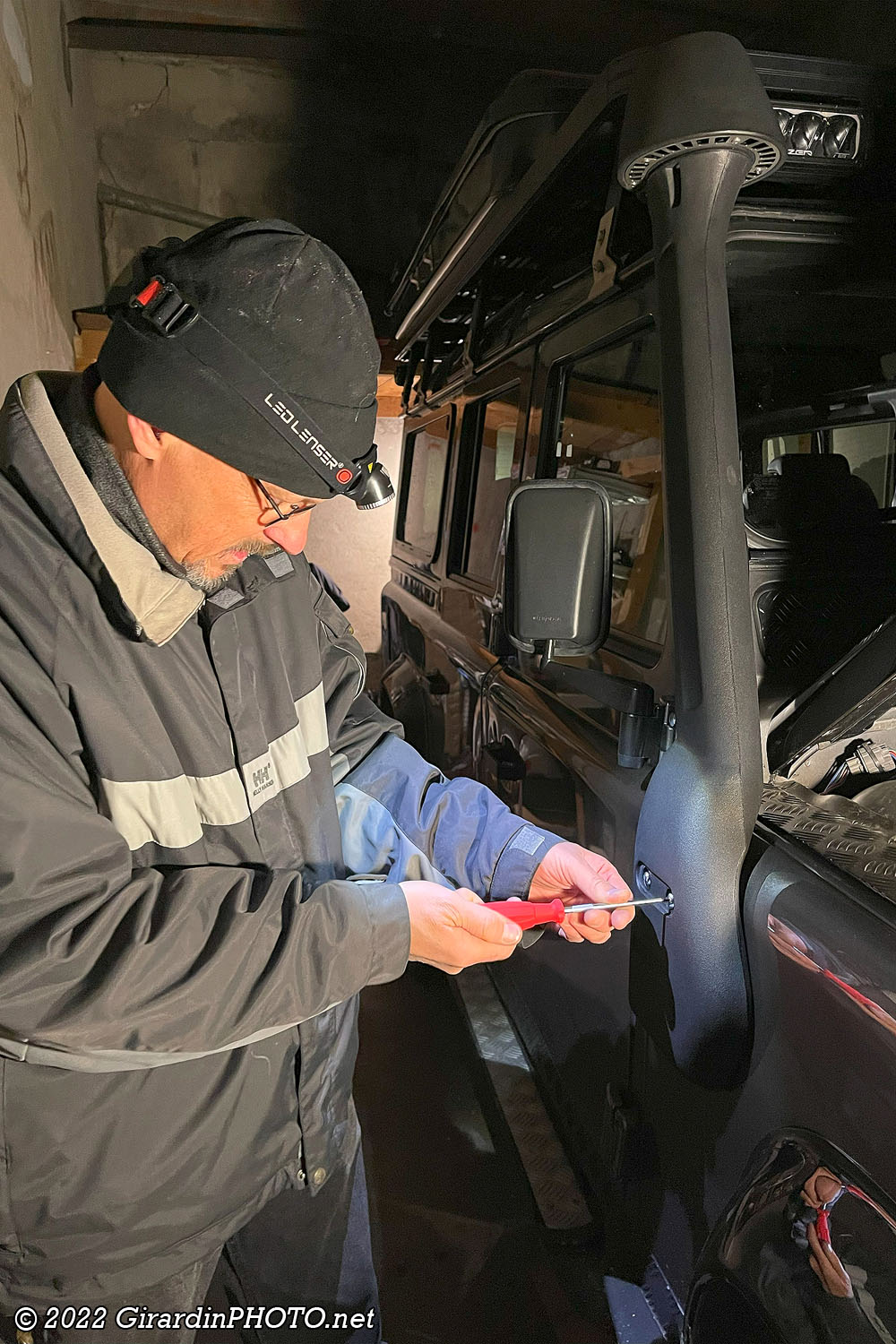 Installation du snorkel Mantec